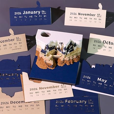 Calendra3D® 2026 - Hogwarts