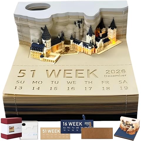 Calendra3D® 2026 - Hogwarts