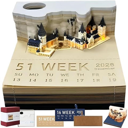 Calendra3D® 2026 - Hogwarts