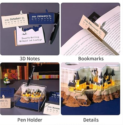 Calendra3D® 2026 - Hogwarts